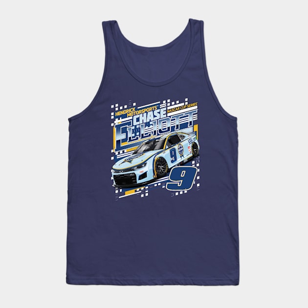 Chase Elliott Book Draft Tank Top by stevenmsparks